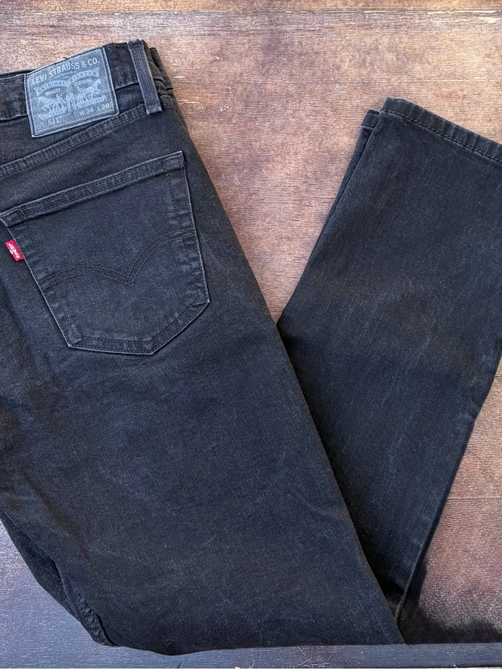 Levi's 511 Men's Black Straight-Leg Jeans